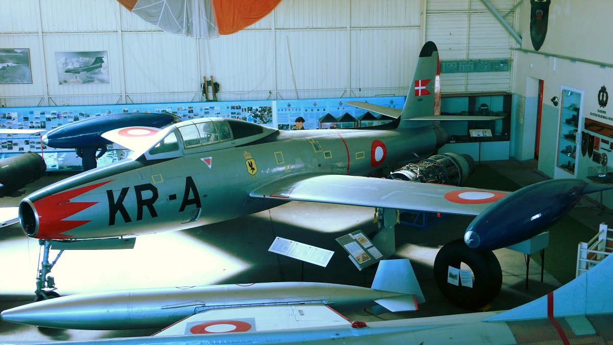 51-9966/KR-A Republic F-84G Thunderjet Danish Air Force