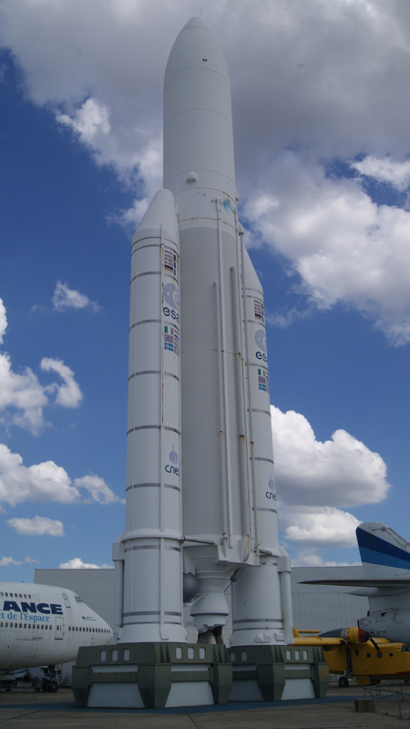 Ariane Rocket mock-up