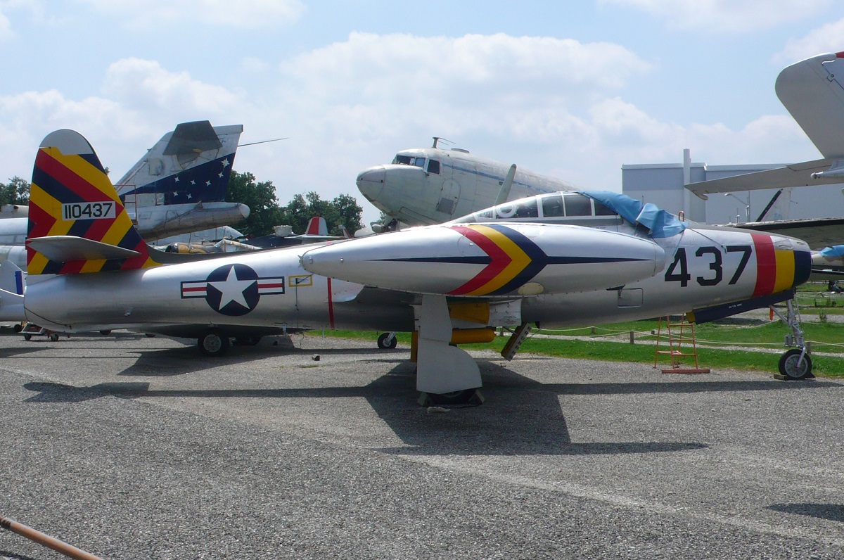 Republic F-84G Thunderjet 110437 USAF