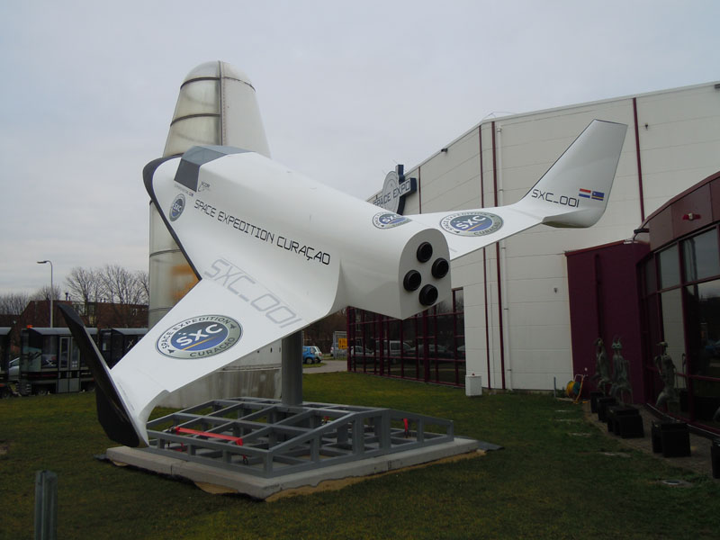 X-Cor Lynx spaceship of Space Expedition Curacao