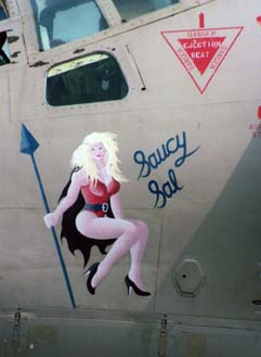 XL164 Handley Page Victor Nose Art Saucy Sal