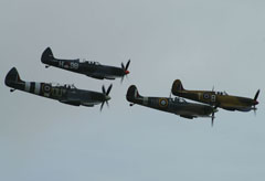 Spitfire Formation at September Air Show