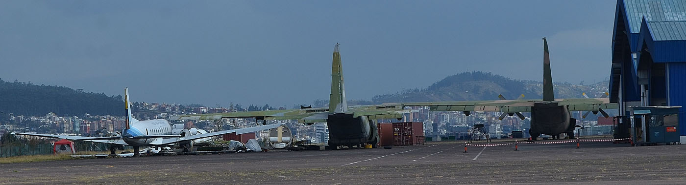  Scrap yard one HS748 and two Lockheed C-130B Hercules