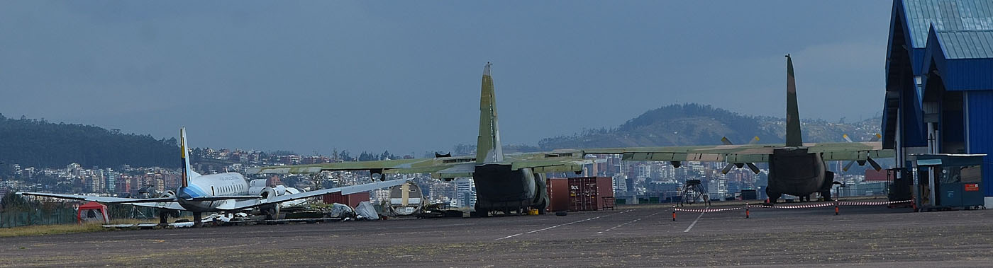 &nbsp;Scrap yard one HS748 and two Lockheed C-130B Hercules