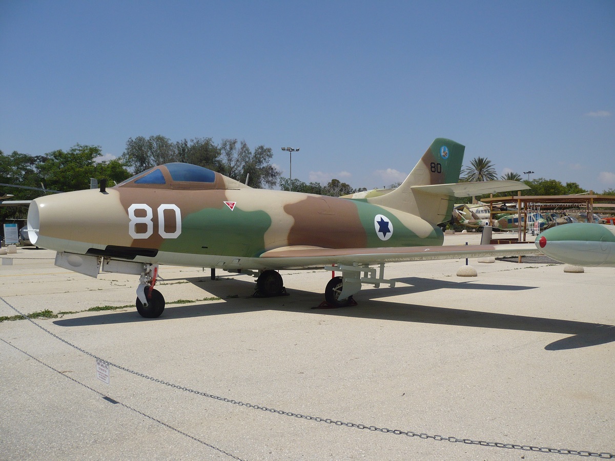 Dassault MD450 Ouragan 80 Israel Defence Force