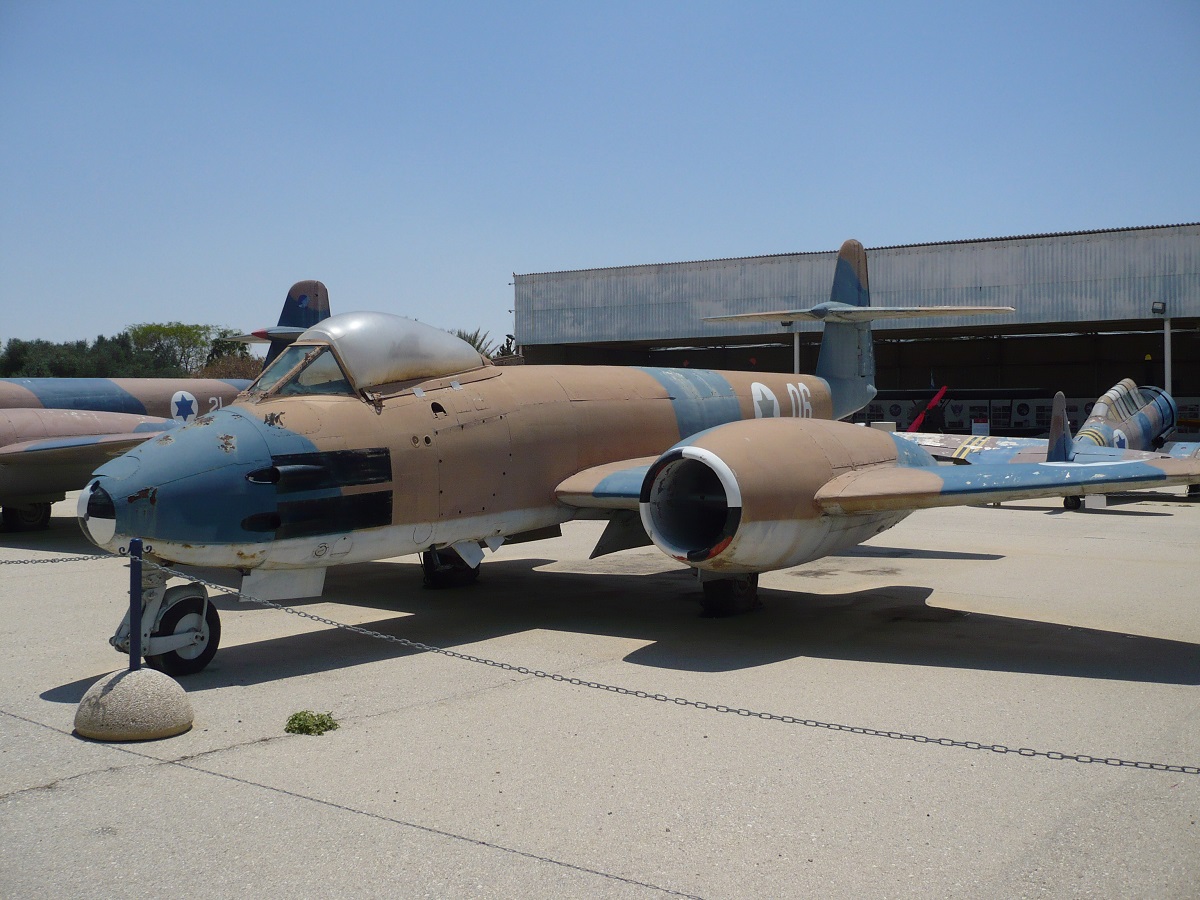 Gloster Meteor F.8 06 Israel Defence Force