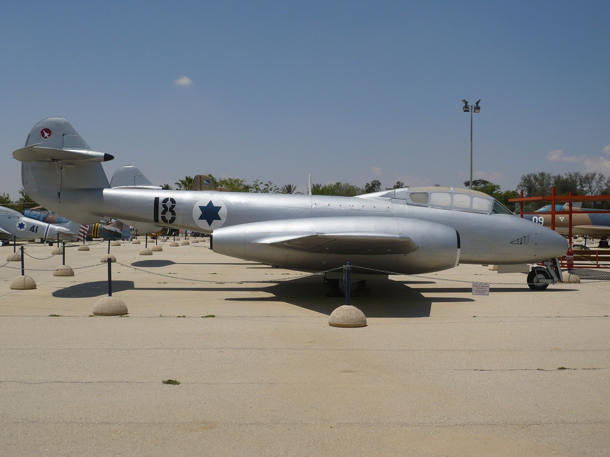 Gloster Meteor T.7 18 Israel Defence Force