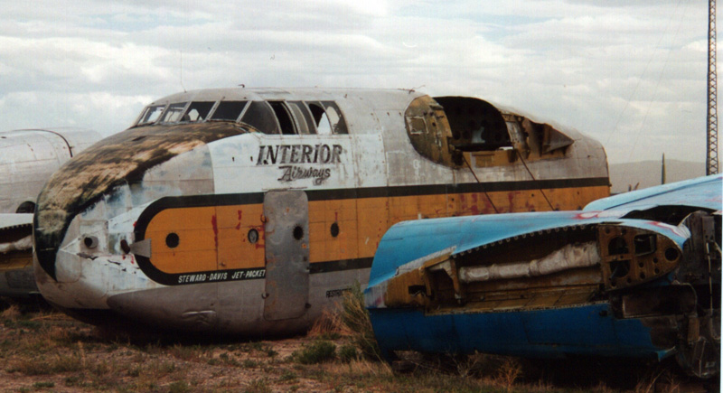 &nbsp;N5102B Fairchild C-82A Packet Interior Airways