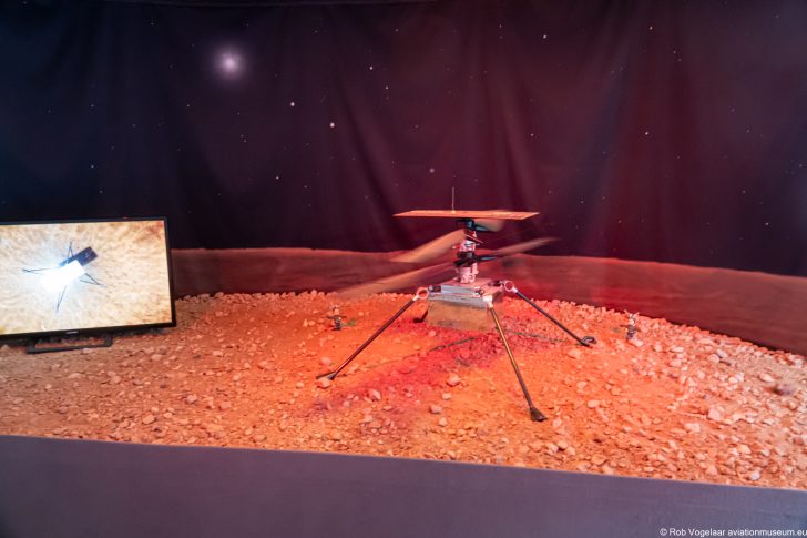 Mars Helicopter Ingenuity, Hubschraubermuseum in Bückeburg, Germany