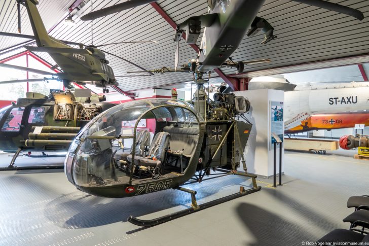 Sud Aviation SE3130 Alouette 2 75+05 German Army, Hubschraubermuseum in Bückeburg, Germany